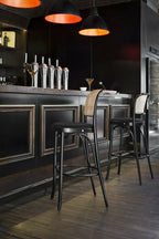 GTV Thonet - Tabouret de bar N.811 en osier viennois