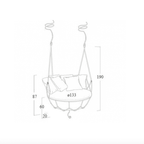 Roberti - Gravity Hängesessel