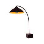 Heatsail - Riscaldatore radiante a cupola / lampada da pavimento nera