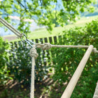 Raumgestalt - Hangmat gemaakt van jutelijnen