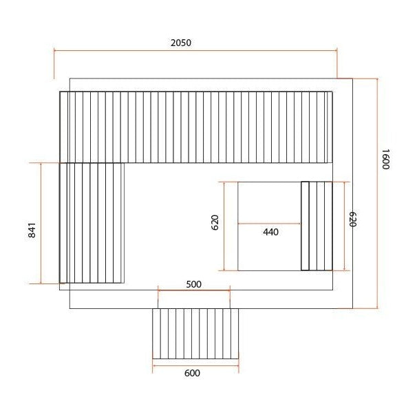   - Holl's - Buitensauna Gaïa Bella                              
