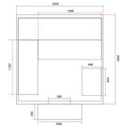   - Holl's - Buiten sauna Gaïa Nova                              