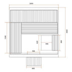   - Holl's - Buiten sauna Gaïa Omega                              