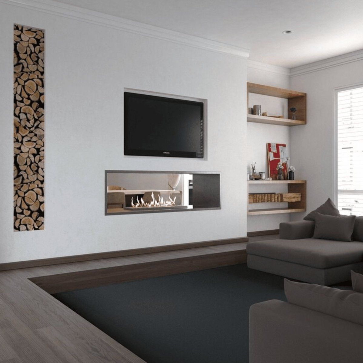 - Icona Fires - Camino a tunnel XL classico