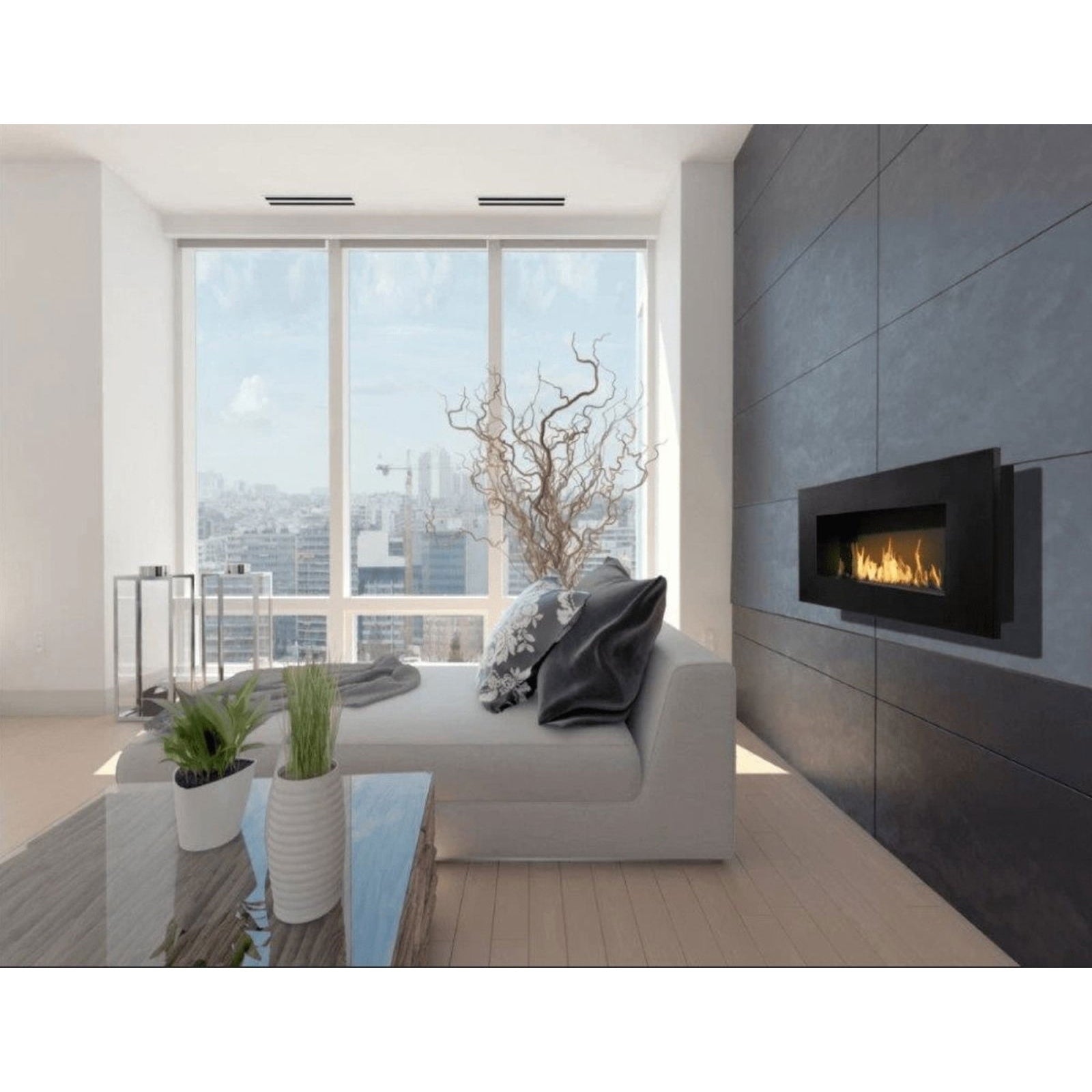   - Icon Fires - Nero Wall Fireplace 1450                              