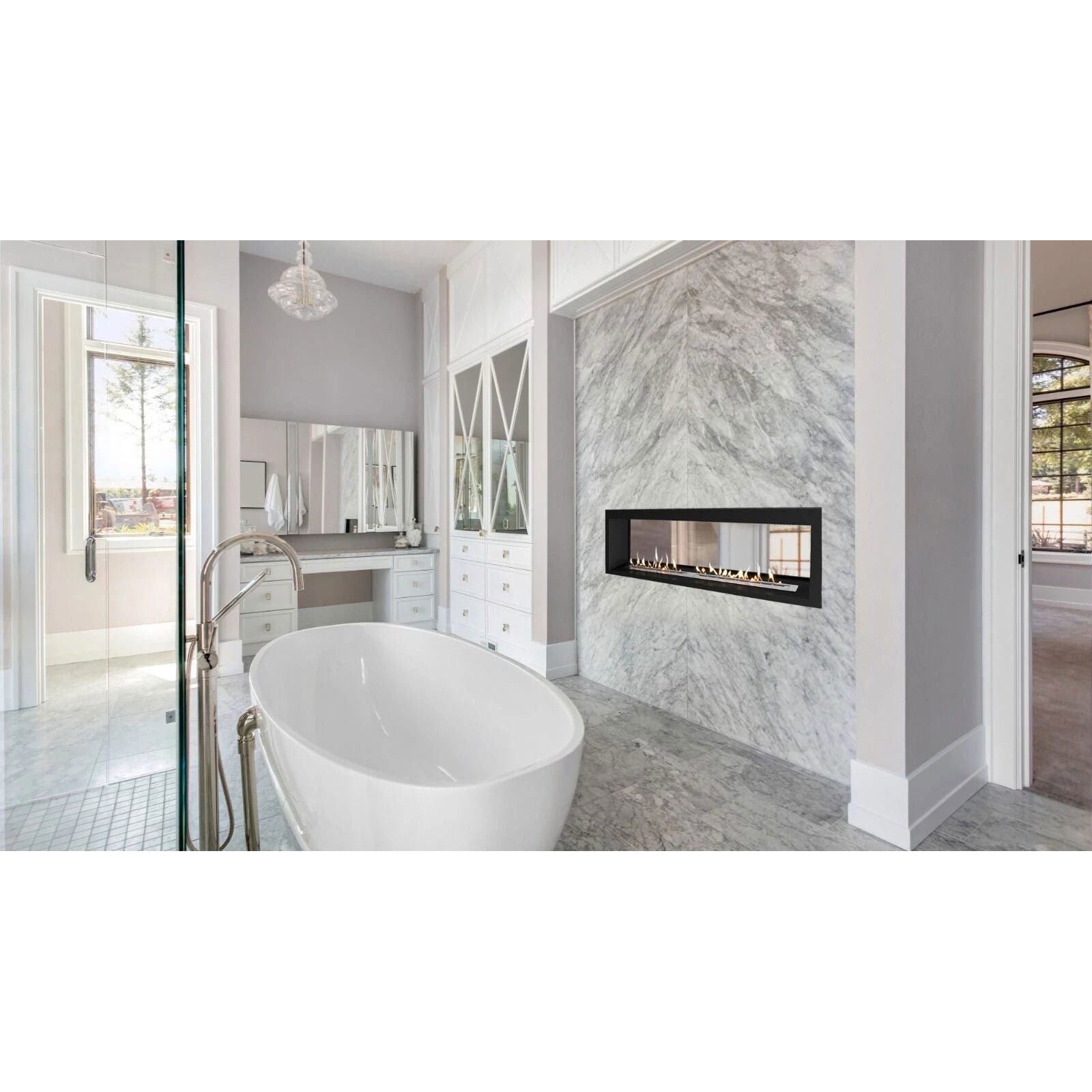   - Icon Fires - Slimline 1650 Tunnelkachel                              