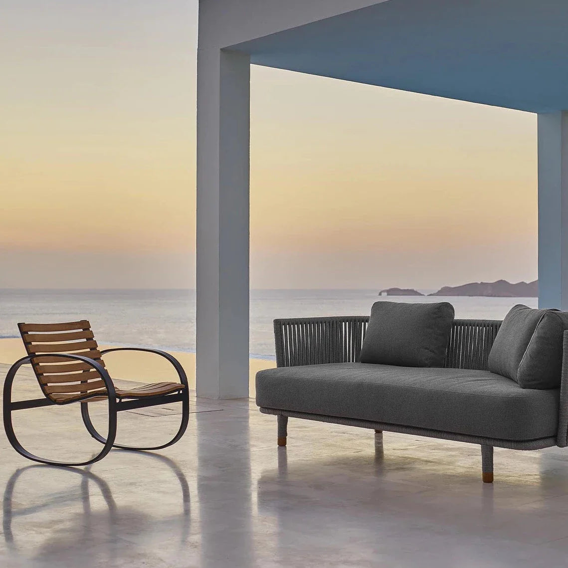 Cane-line - Chaise à bascule de parc