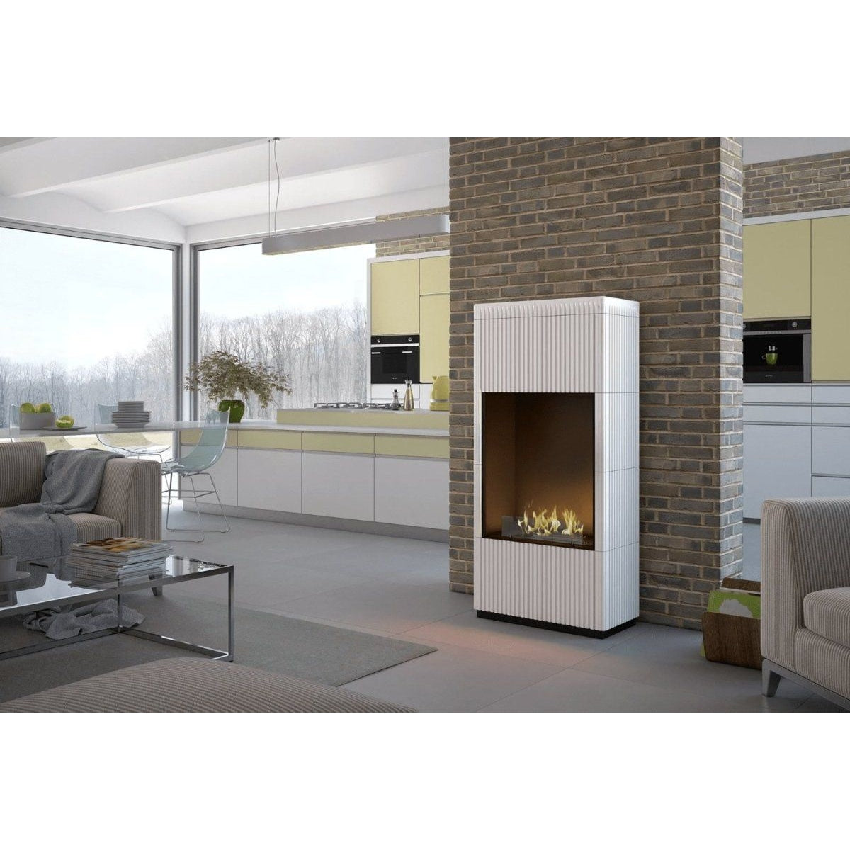   - Infire - Ethanol fireplace Intiled                              