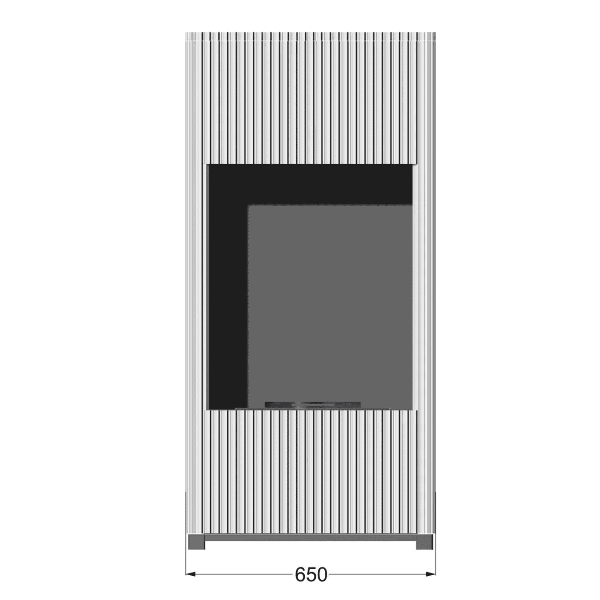   - Infire - Ethanol fireplace Intiled                              