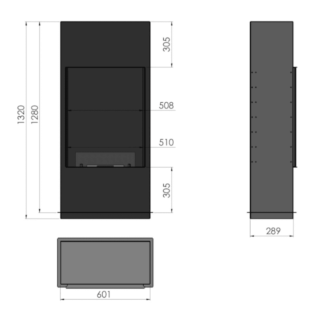   - Infire - Ethanol fireplace Intiled                              
