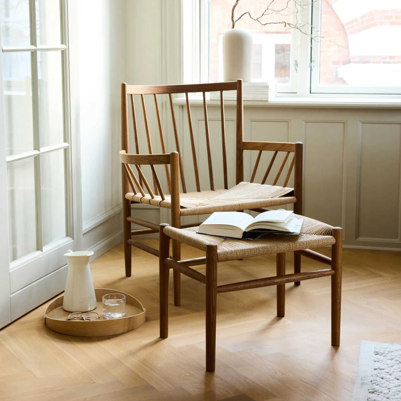 FDB Møbler - J83 Hocker Eiche