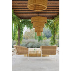 Pointe - Chaise longue en tissage