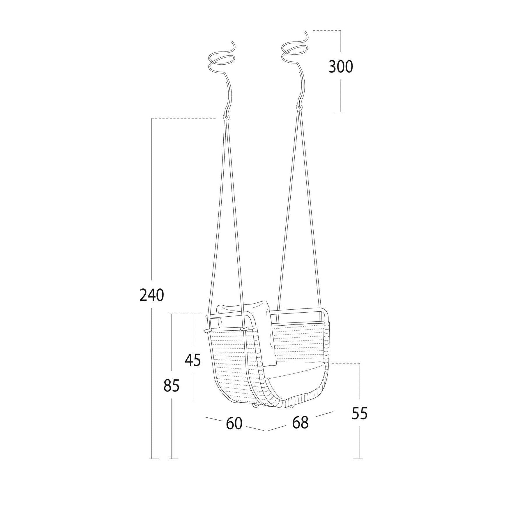 Roberti - Portofino Hanging Chair