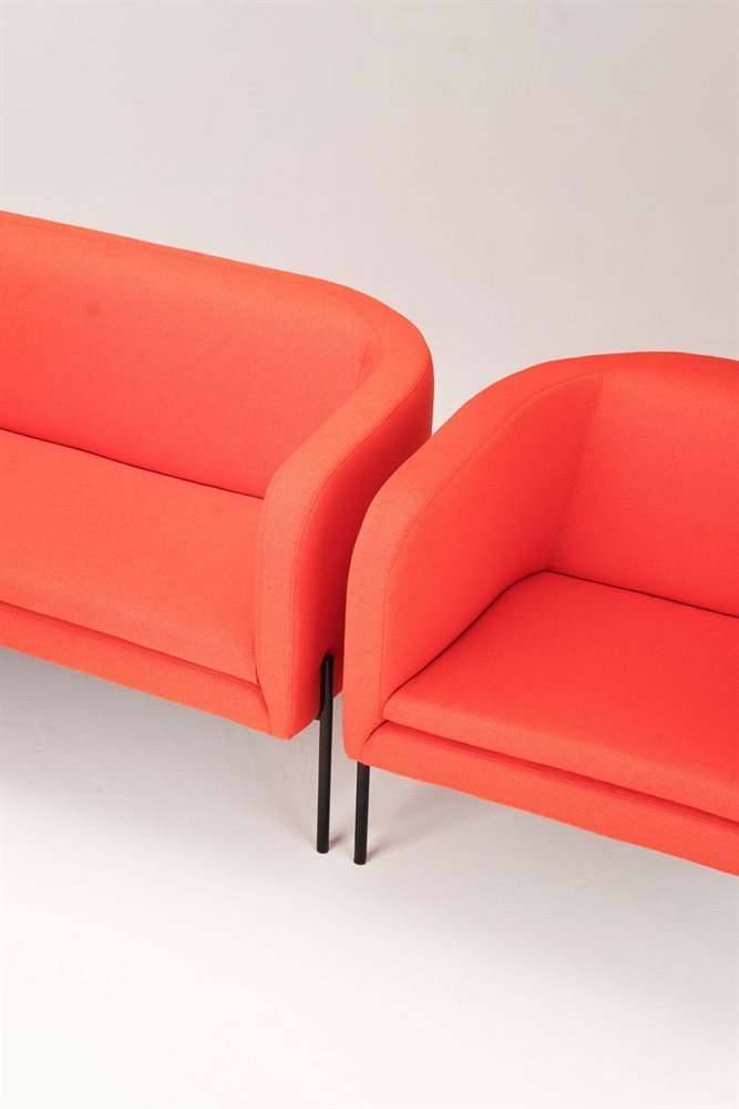 Tecno Spa - Laetitia 2-Sitzer Sofa in Blau by Fabio Fantolino