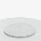 VELTHA® - Runder Tisch HERMU Carrara-Marmor Lazy Susan