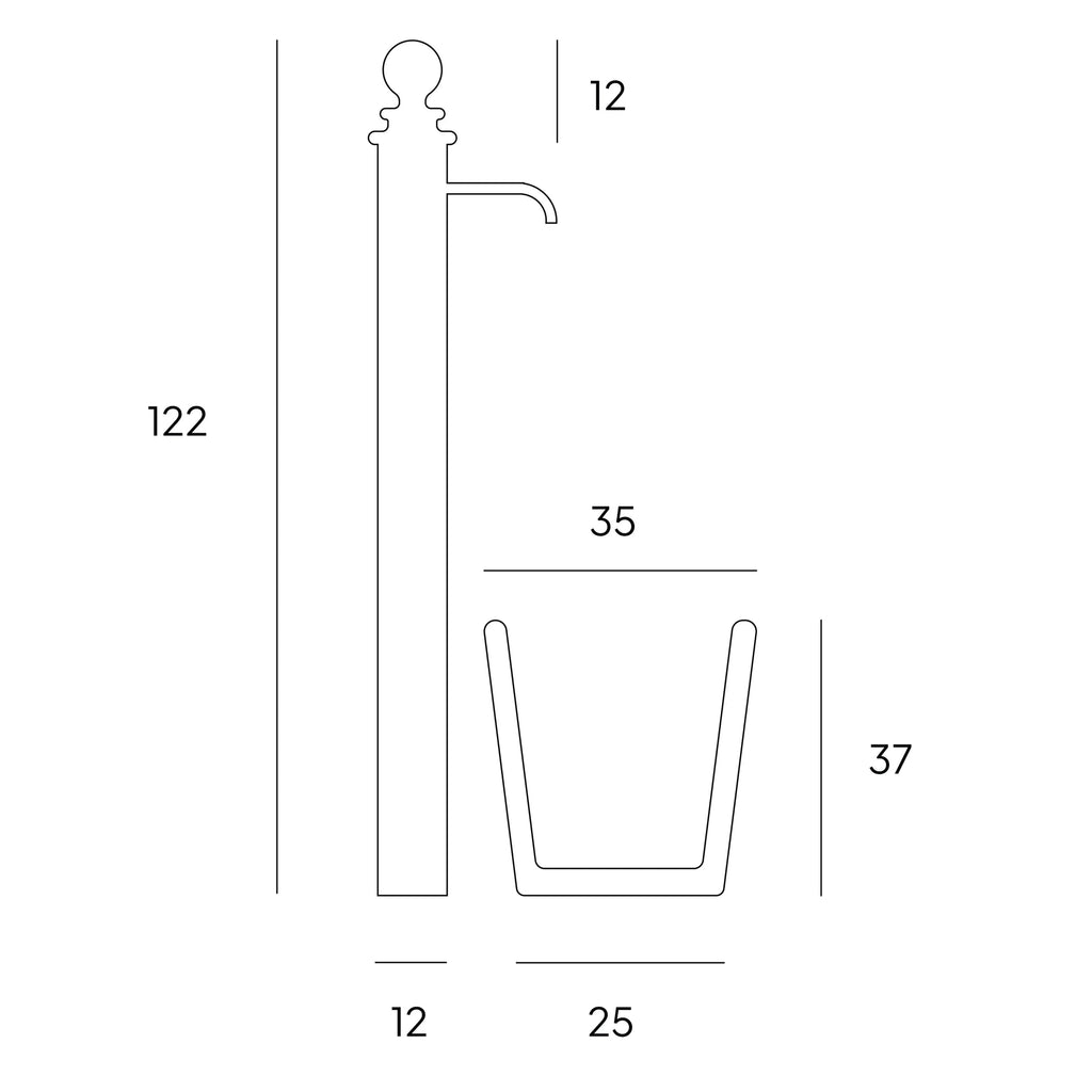 VELTHA® - NASCOR Gartenbrunnen aus Peperino