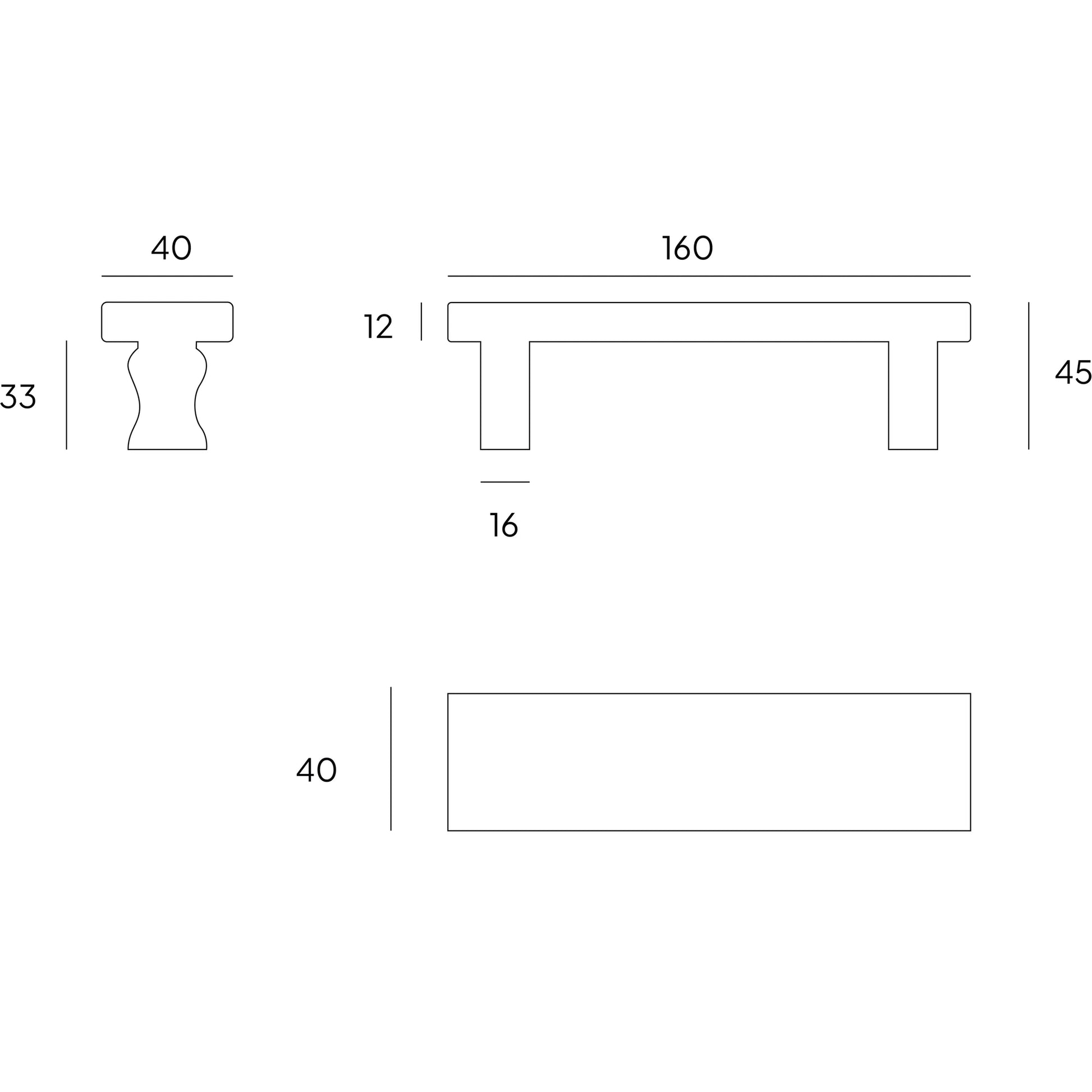 VELTHA® - TEMPORE Garden Bench made of Travertine