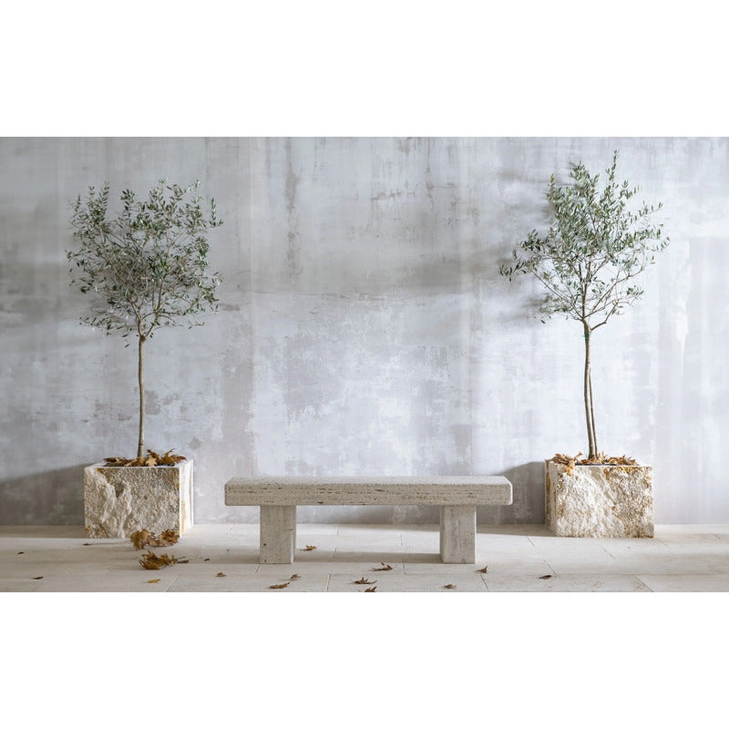 VELTHA® - CLIO Garden Bench made of Travertine