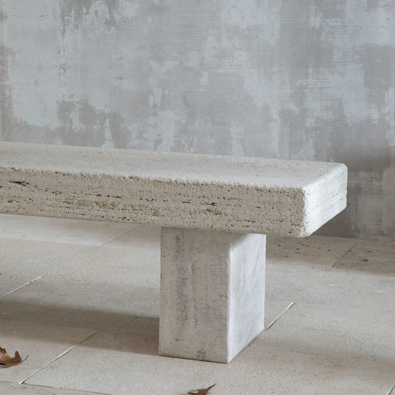 VELTHA® - CLIO Garden Bench made of Travertine