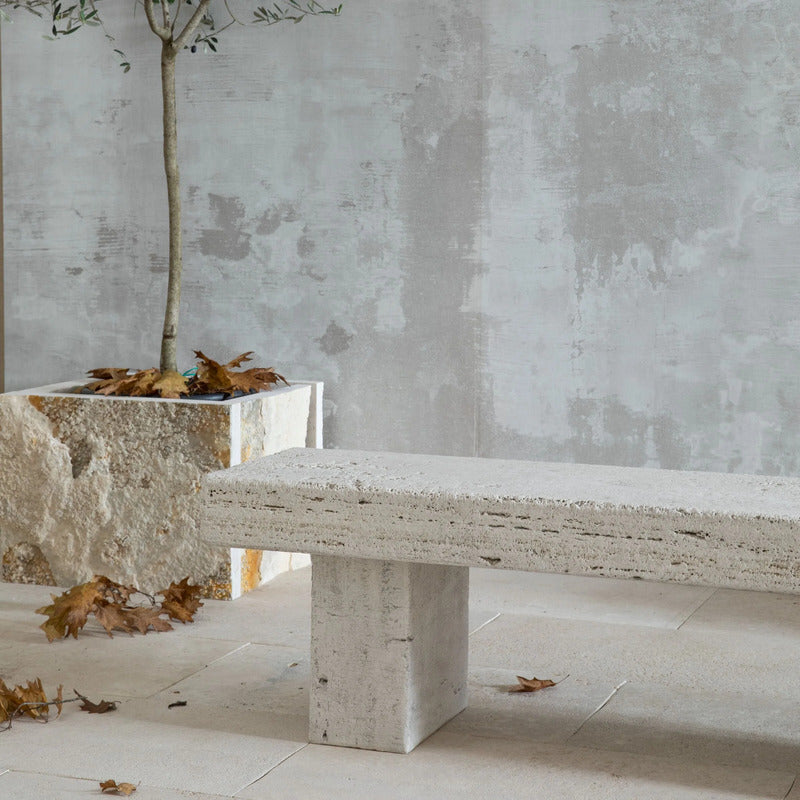 VELTHA® - CLIO Garden Bench made of Travertine