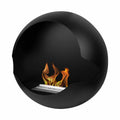 Vauni - Cheminée à éthanol noir en coupole