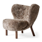 &Tradition - Little Petra Chair Walnut / Sheep Fur Sahara