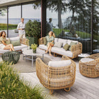 Línea de caña - Taburete nido / Mesita auxiliar