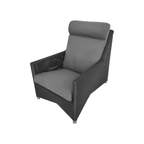 Cane-line - Sdraio Diamond Lounge con schienale alto