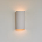 Luce da parete in ceramica CURVE - Extra Matte White Textured