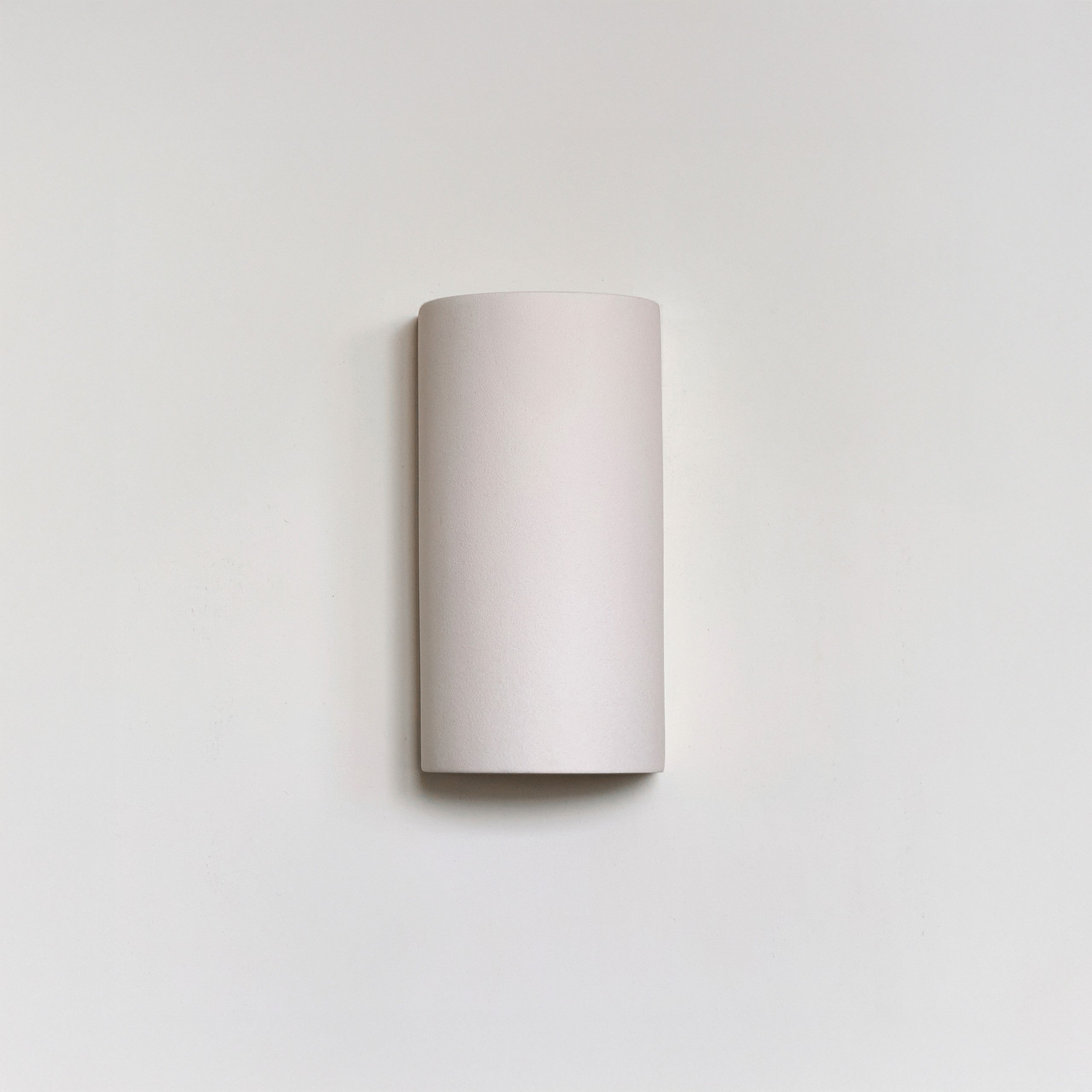 Ceramic wall light CURVE - Extra Matte White Textured