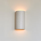 Luce da parete in ceramica CURVE - Bianco grezzo