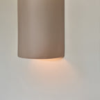 Lampe murale en céramique CURVE - Taupe