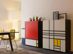 Cappellini - Homenaje a Mondrian Sideboards Shiro Kuramata