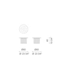 Cappellini - Mesa lateral Org Fabio Novembre