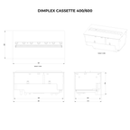 Dimplex - Camino a cassette Optimyst 400/600