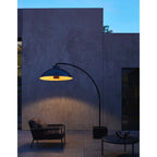 Heatsail - Riscaldatore radiante a cupola / lampada da pavimento nera