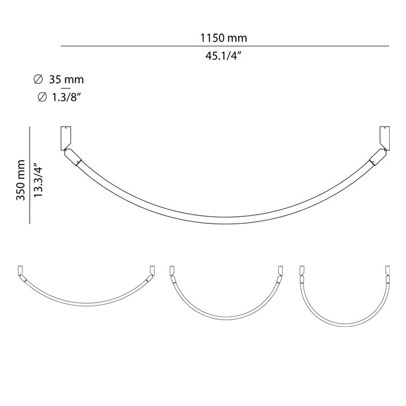 Estiluz - Arco A-4002X LED-Pendelleuchte
