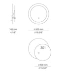 Estiluz - Eclipsi A-3700 LED wandlamp