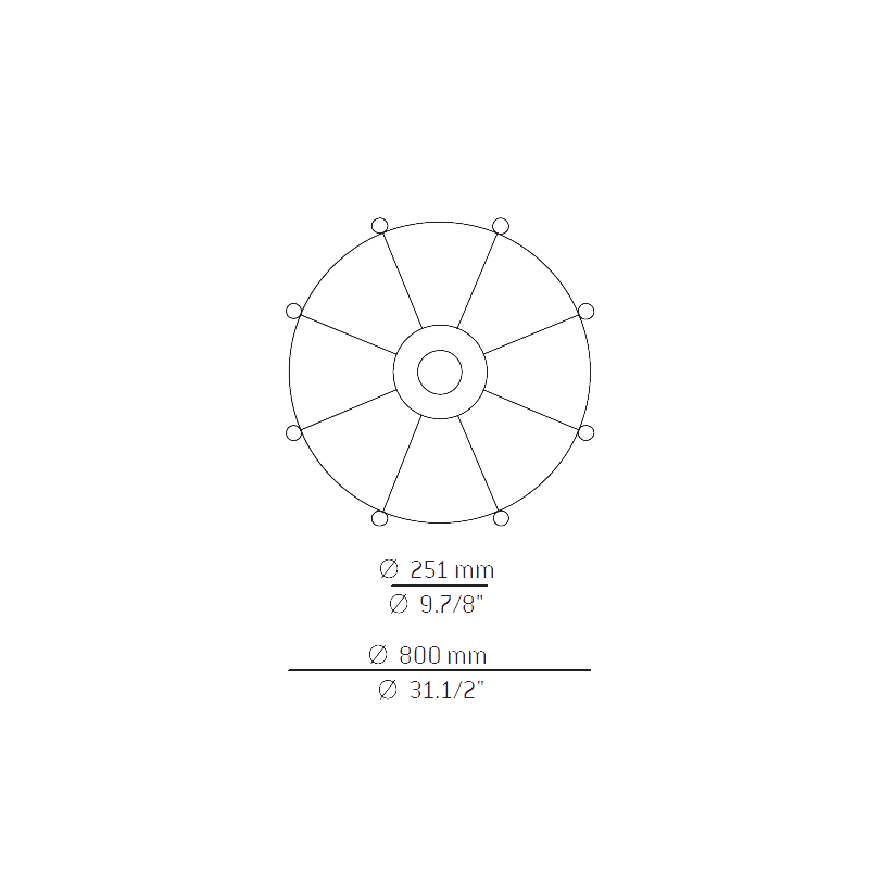 Estiluz - Lampe pendante Laverd T-3805