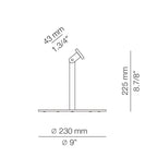 Estiluz - MOOD M-4067 lampada da tavolo a LED con supporto per il tavolo
