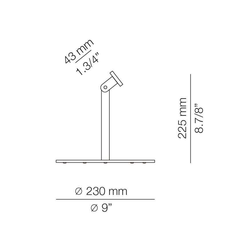 Estiluz - MOOD M-4067 lampada da tavolo a LED con supporto per il tavolo