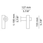 Estiluz - Tik A-4090X Lámpara de pared exterior