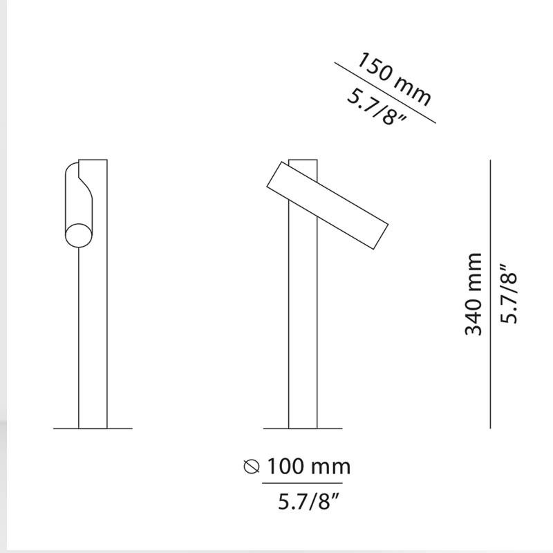 Estiluz - Outdoor Floor Lamp Frame P-4054X