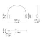 Estiluz - Volta A-3531 LED wandlamp