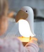 Lamp met luidspreker - Witte Vogel