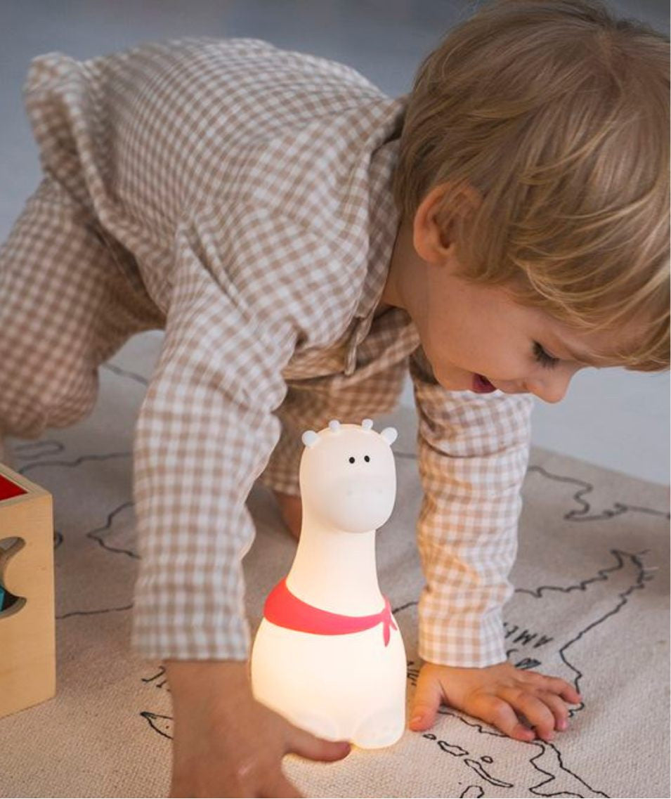Giraffe Silikonlamp - Wit