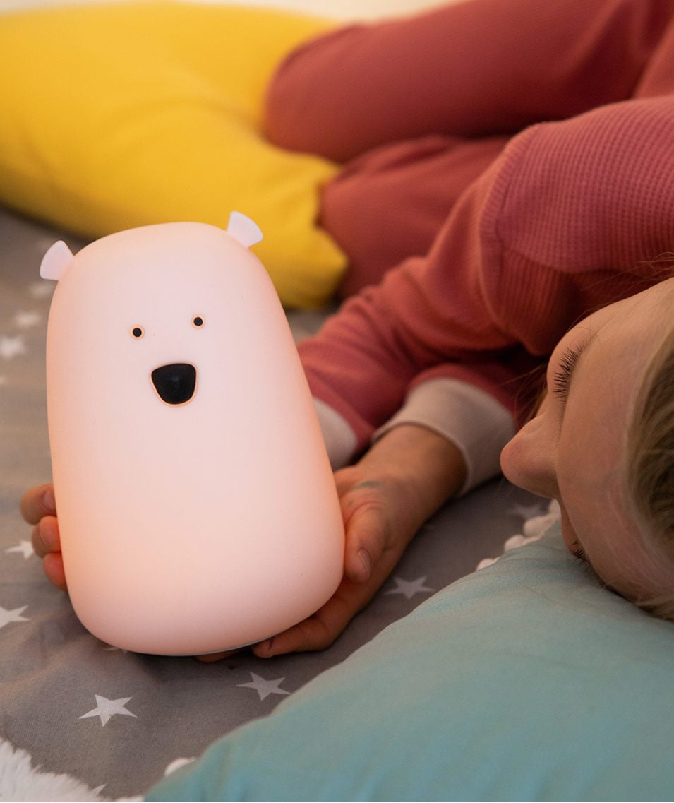 Big Bear Silicone Lamp met Afstandsbediening - Roze