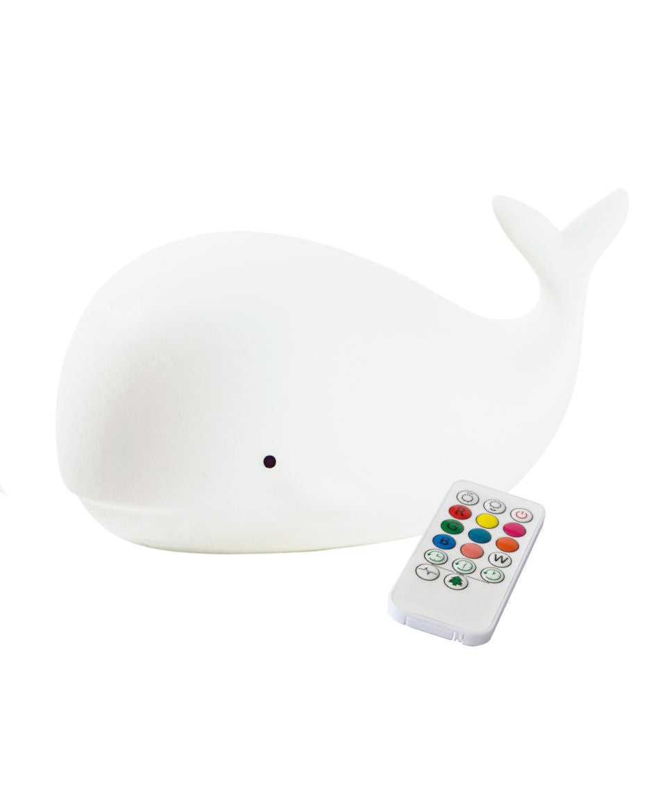 Walvis Siliconen Lamp met Afstandsbediening