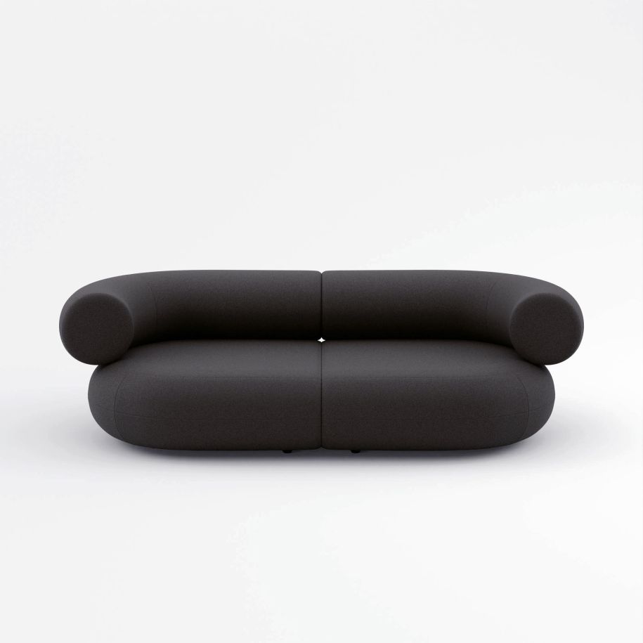 Tom Dixon - Fat 2.5-Seater Sofa Gray
