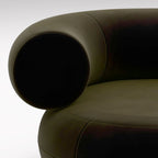 Tom Dixon - Divano modulare a forma di L grassa in velluto verde abete